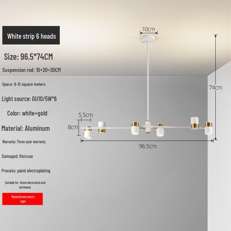 Modern Post-Modern Multi-Head LED Chandelier: Stylish Luxury for Dining Tables, Restaurants, and Bars