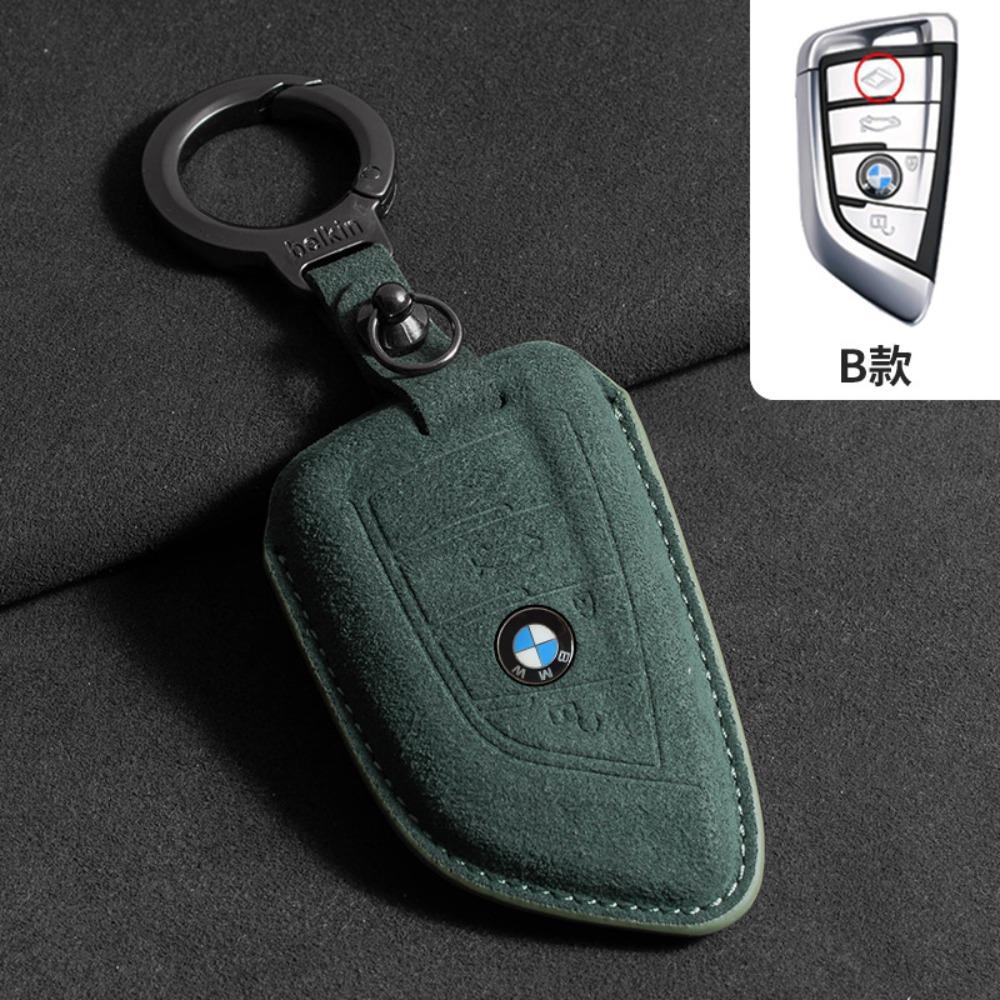 Premium Suede for BMW Key Case Hollow Style for 5 Series 3 Series 6 Series 7 Series X1 X2 X3 X5 X6 X7