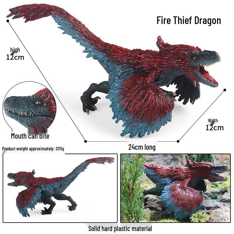 Animal Model Simulation Toy: Woolly Rhinoceros, Dunkleosteus, Deinotherium, Mammoth, Smilodon, Thunder Bird