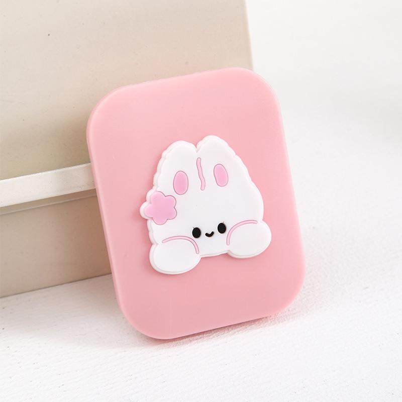 Perie de păr portabilă de buzunar cu desen animat, mică pentru călătorie, masaj, mini oglindă de buzunar, pieptene pliabil pentru femei, fete, instrumente de styling drăguțe