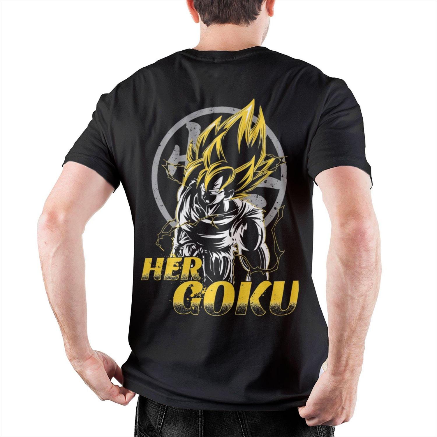 

Футболка Мужская Dragon Ball Z Аниме Гоку Гохан Готен Супер Сайян Графическая с Коротким Рукавом Повседневная Уличная Свободный Крой Для Фанатов Манги S чёрный