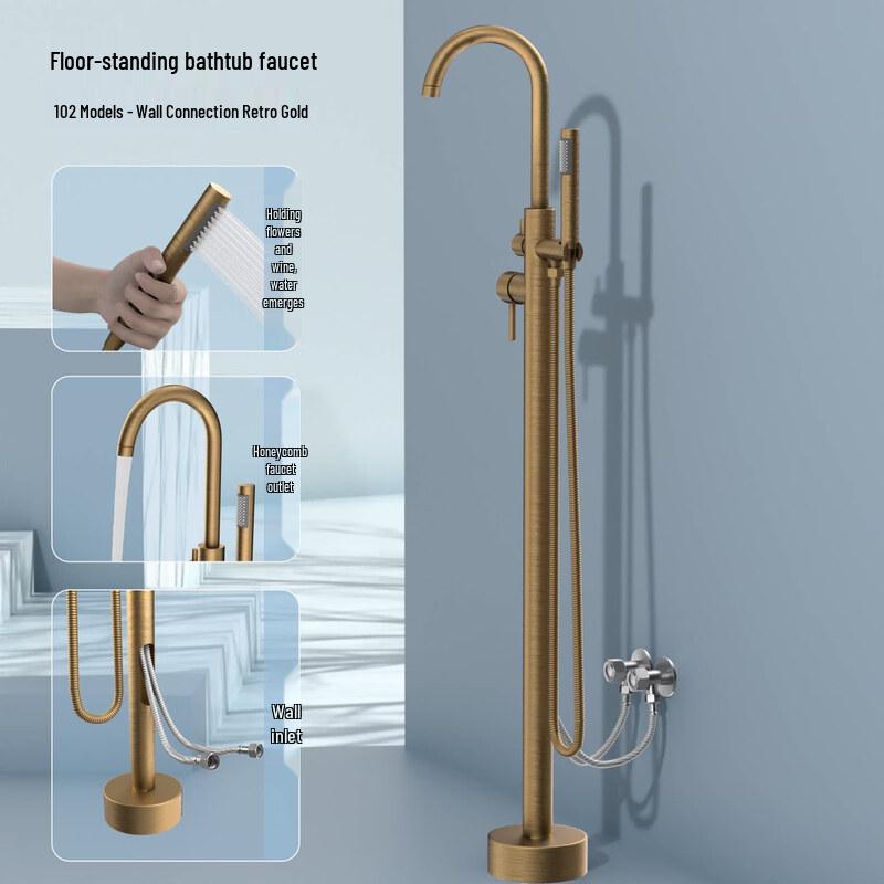 Tai Ju Fu MLJ-102 Antique Wall-Mounted Bathtub Faucet