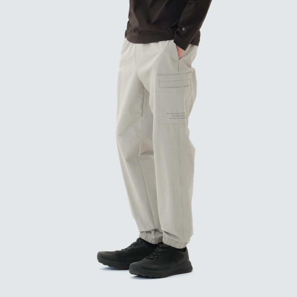 [Snowpeak] Lago Cargo Jogger Pants Light Gray (S26SMTPT26) 85(M)