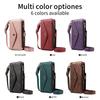 3 in 1 Detachable Cards Solt Flip Leather Case for Samsung S26 Ultra S25 S24 S23 A27 A17 A16 A26 for Magsafe Crossbody Bag Cover