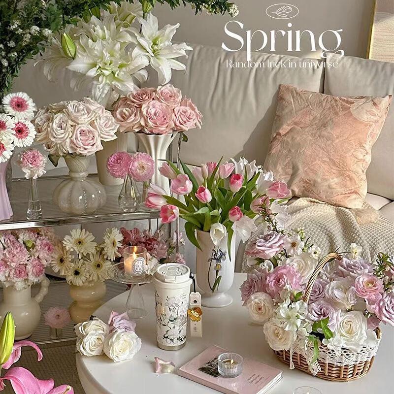 

Gemi Van Gogh Floral Series 316 Stainless Steel Straw Cup