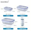 1/3PCS Vacuum Food Storage Box Storage Container Fridge Organizer Microwave Safe Fresh-Keeping Sealing Box Food Dispenser