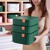 New 1PC Underwear Storage Box Home Compartment Bra Underwear Socks Three-in-one Organizer Artifact Drawer Box