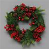 50CM Christmas Wreath & 2.7M Garland Set - Festive Door & Wall Decor