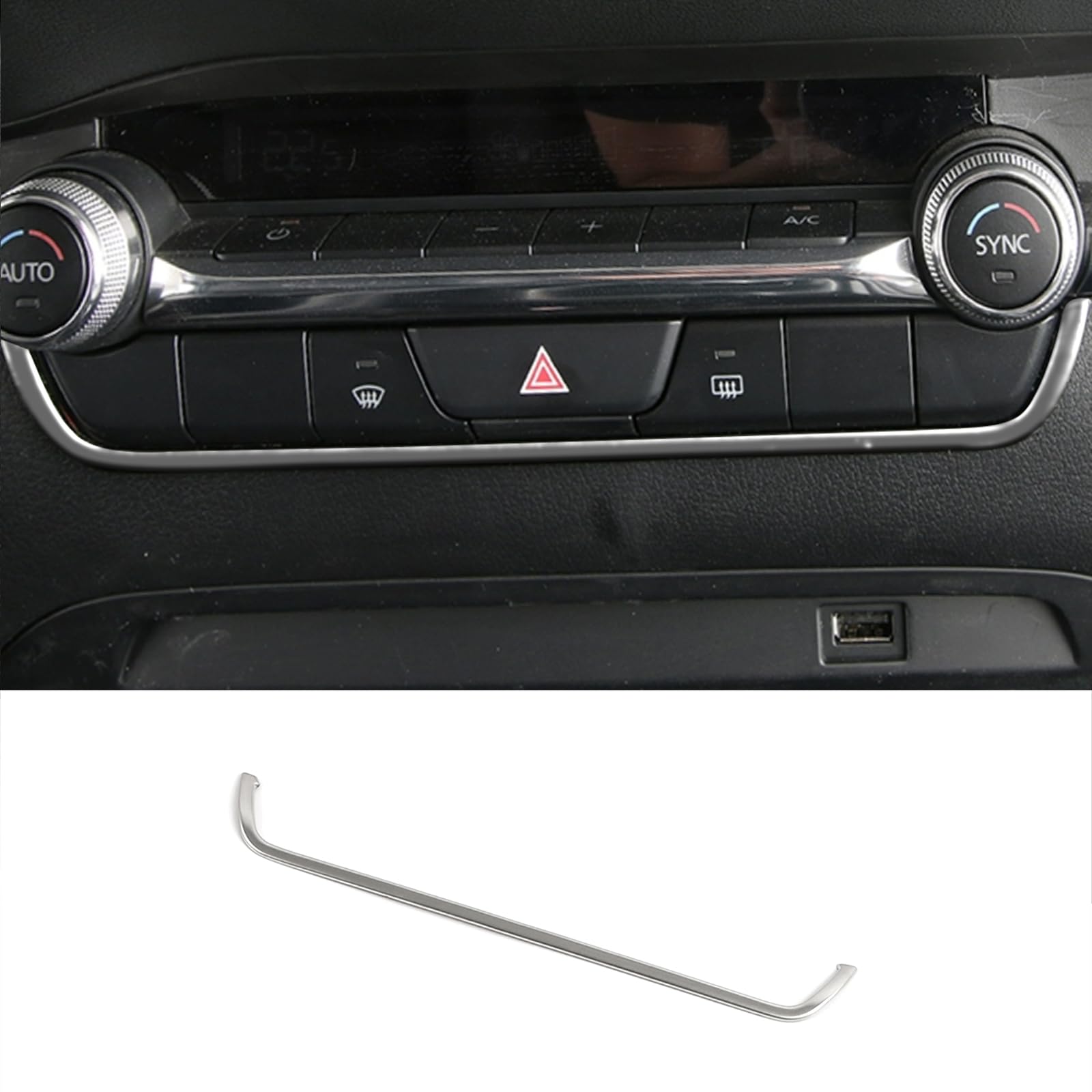 

ZUNEIGUNG Накладка на центральный воздуховод кондиционера для новой Mazda 3 Эта настраиваемая накладка из нержавеющей стали 304 специально разработана для Mazda a