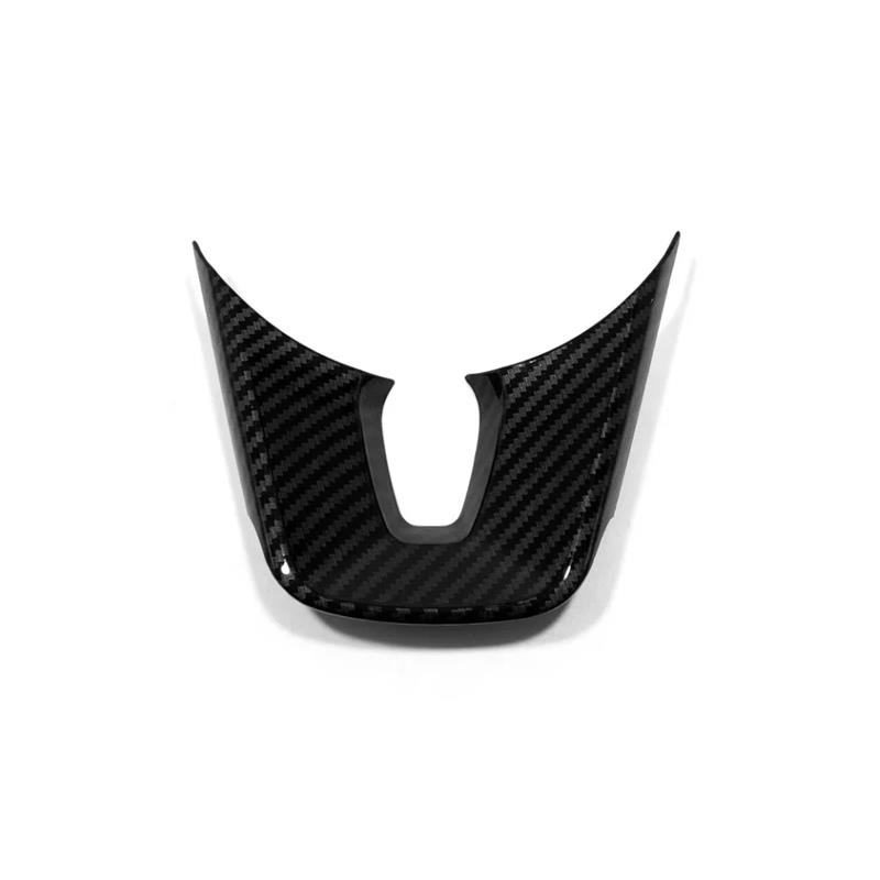 For KIA Ceed Forte K3 Seltos XCeed ProCeed    ABS Carbon Fiber Car Steering Wheel Button Decoration Frame Cover Trim