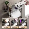 Wall-Mounted Toilet Paper Holder with Shelf
