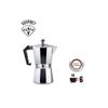 Cafétière - EDM - Aluminium - 6 Tasses - Compatible tous types de cuisines - Chrome Multicouleur
