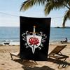 K-king-dom GAME D-deliverance II Towel Beach Quick Dry Soft Pool Towels Gift for Travel Gym Shower Camping sports