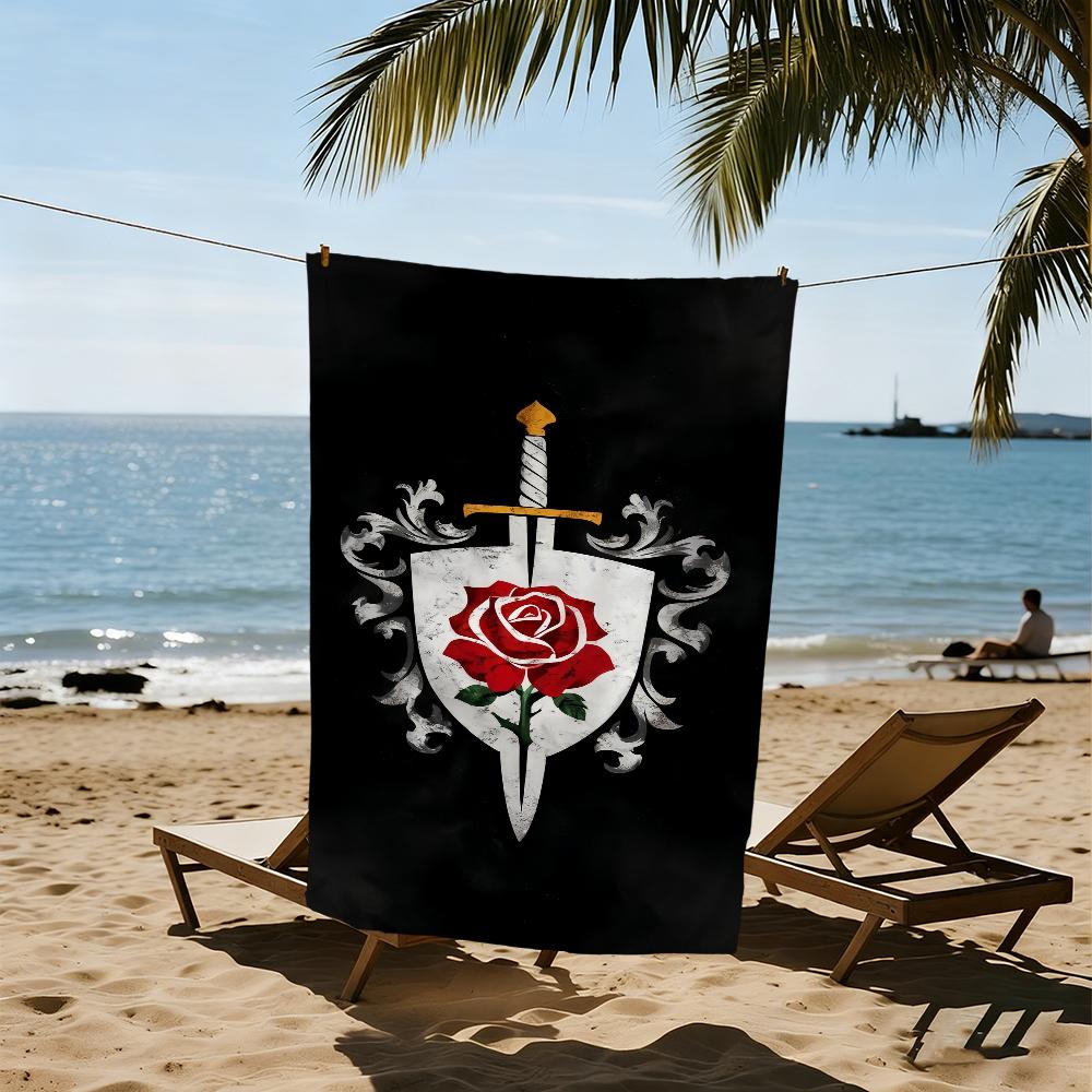 K-king-dom GAME D-deliverance II Towel Beach Quick Dry Soft Pool Towels Gift for Travel Gym Shower Camping sports