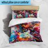 Guitar Notes Harmony 3pcs Bedding,Including 1pc Duvet Cover And 2pcs Pillowcases Perfect for Christmas,Ideal for Bedroom, Dormitory