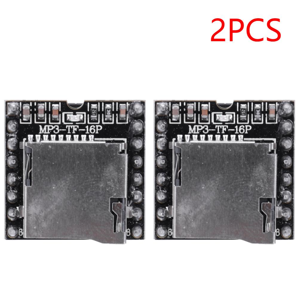 1-10PCS DFPlayer Mini MP3 Player Module V3.0 16P Support TF Card U-Disk Mini MP3 DF Player Audio Voice Module Board for Arduino