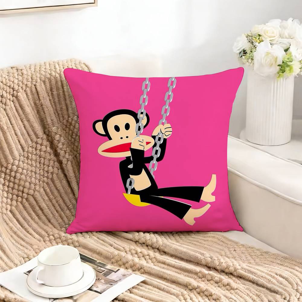Bigmouth P-Paul  F-Frank-PF Pillow Case Square Double-Sided Sofa Cushion Cover Bedroom Bedside Pillow