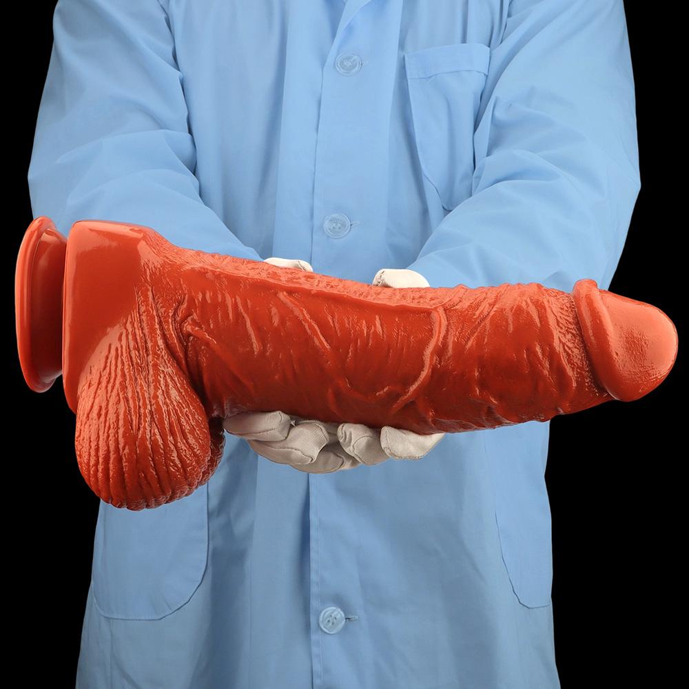 35*8cm Gigantyczne Dildo Ekspander Analny Masturbator Dorosła Zabawka Seksualna dla Mężczyzn i Kobiet Realistyczny Penis Duży Kutas 18+