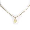 and My Jewelry K18 Natural Opal Necklace Pendant 18k Gold Pear [Your Box] (18k gold) (18k Shape) [Gift Wrapped]