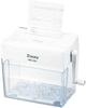 Nakabayashi Hand Shredder, Home Use, Desktop, Cross-Cut, Compact, White, Z2775