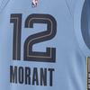 Jordan NBA Team Quick-Dry Basketball Jersey Fan 22-23 Morant #12 Unisex Tops Light-Blue DO9531-422