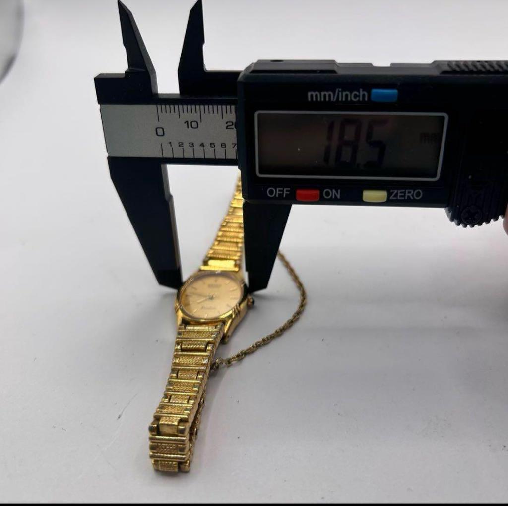 [USED] Rare Seiko Exceline Gold Oval Bracelet Women's Watch