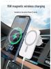 Magnetische kabellose Autohalterung für Apple-Handys: Schnelllade-Autohalterung