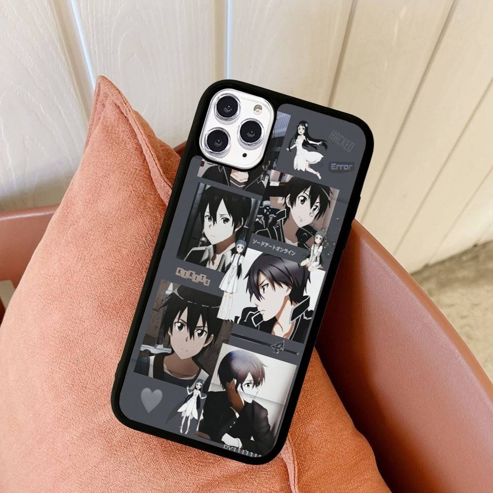 TV Anime Sword Art Online Phone Case For Iphone 16 15 14 13 12 11 Pro Max Plus Shockproof TPU+PC Hard Case