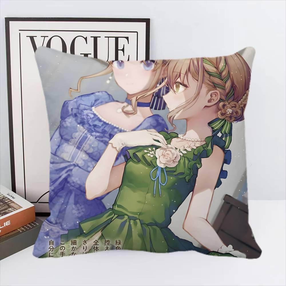 Anime Secrets Of The Silent Witch Pillow Case Square Pillow Bedroom Sofa Leisure Comfort Cushion Car Home Decoration