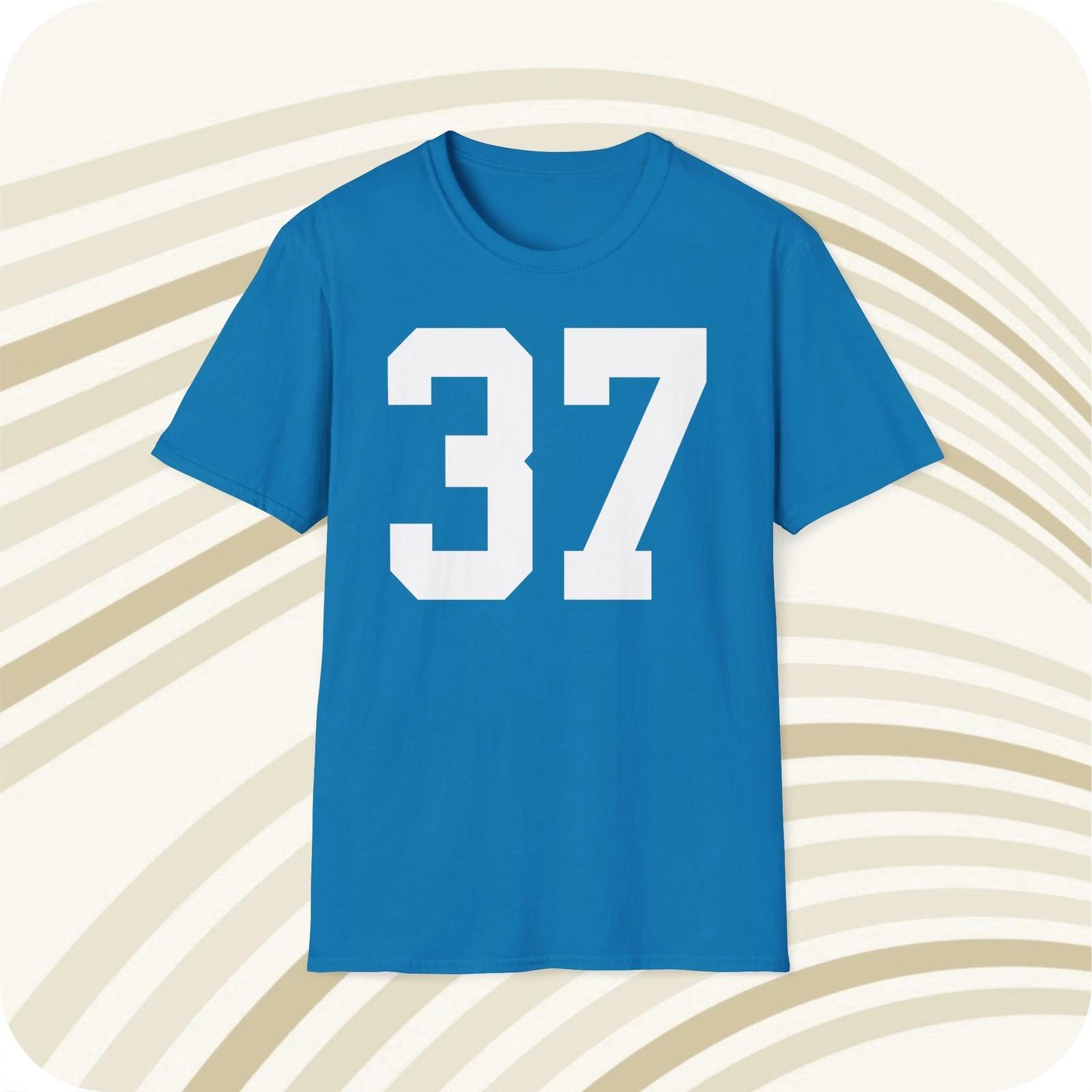 

Doak Walker #37 Detroit Lions Jersey T shirt - Front & Back Print M