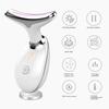 Neck and Face Vibrating Light Therapy Beauty Massager