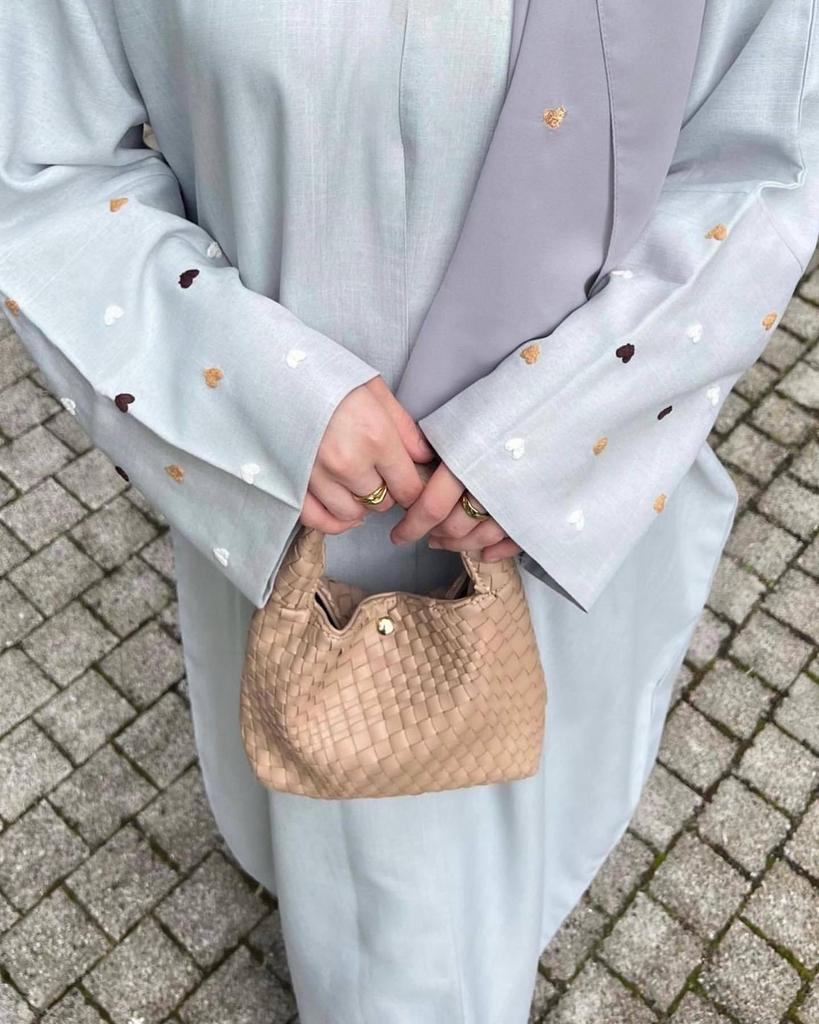 2024 TikTok Fashion Elegant Embroidered Cardigan Robe - Dubai Turkey Collection