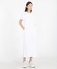 Row To Row Wrd051 Knit Cotton Slim Long Dress (White)