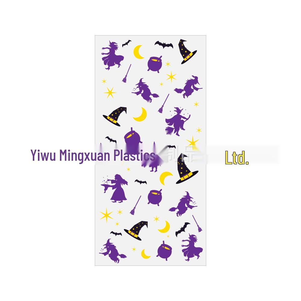 Halloween Black Candy Gift Bag - Plastic OPP Party Flat Bag