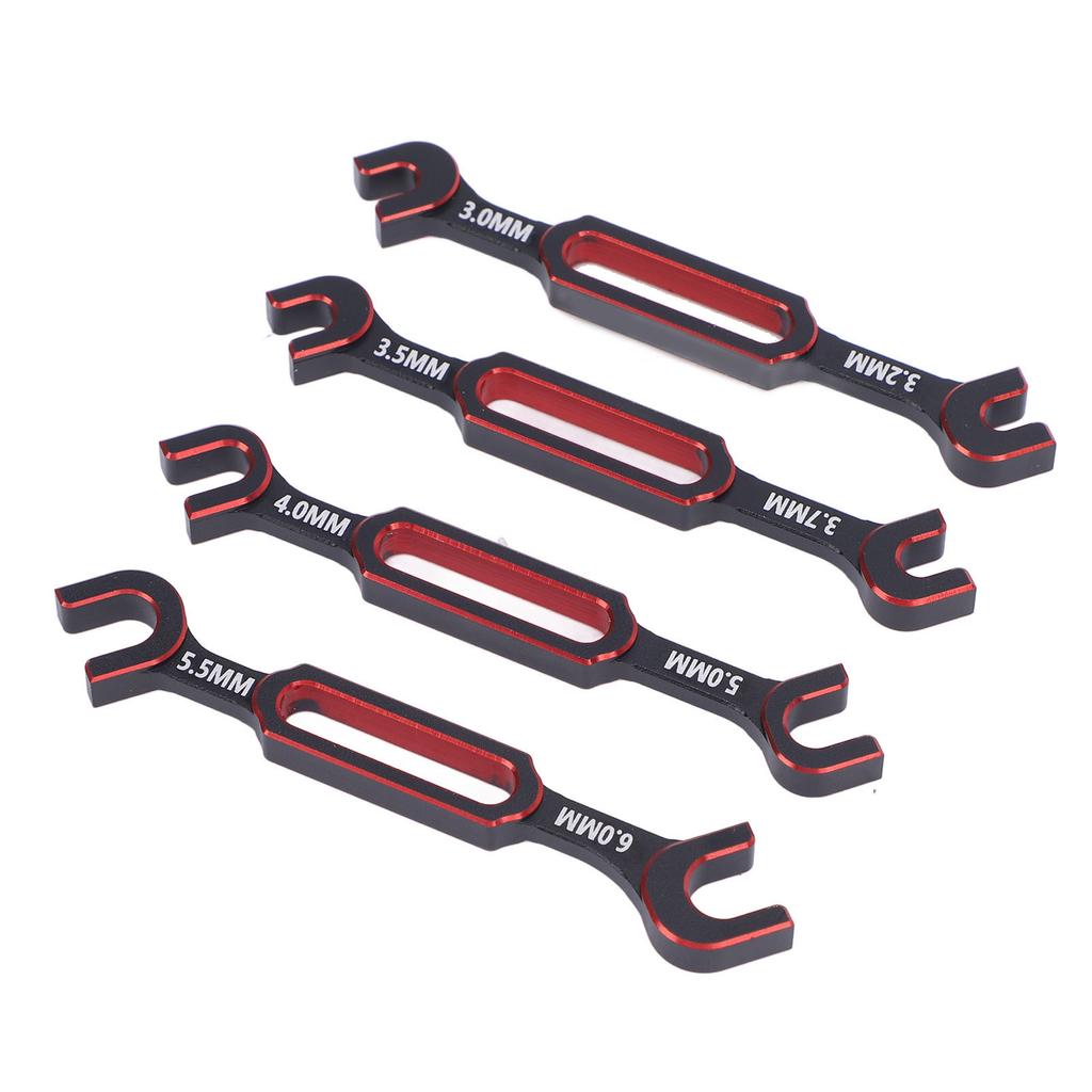 4ST RC Nyckel 3.0mm 3.2mm 3.5mm 3.7mm 4.0mm 5.0mm 5.5mm 6.0mm Spännskruvsmutter Kulledsborttagare RC Universell Reparation