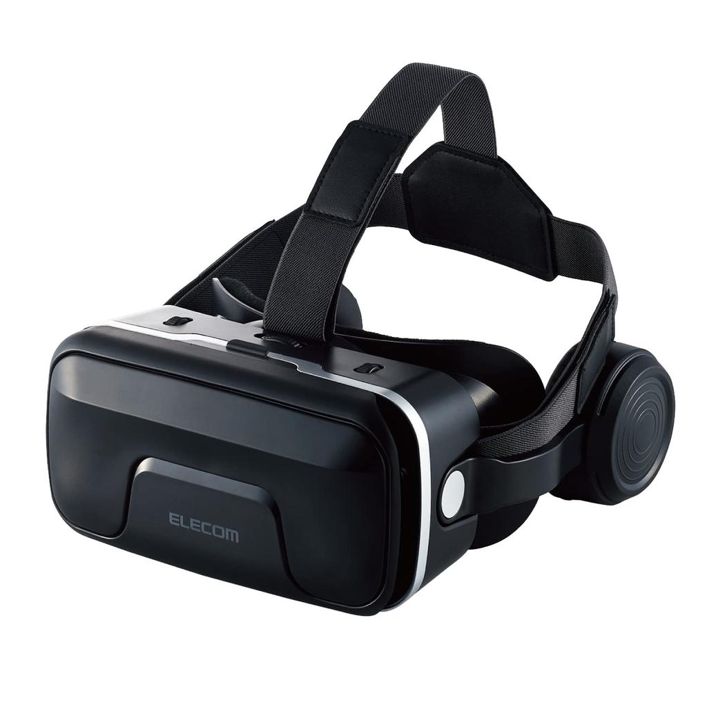 ELECOM VR Goggles VR headset s integrovanými sluchátky pro kompatibilní s nastavitelným okem Nastavitelný kompatibilní s iPhone a 3D asférickou optikou