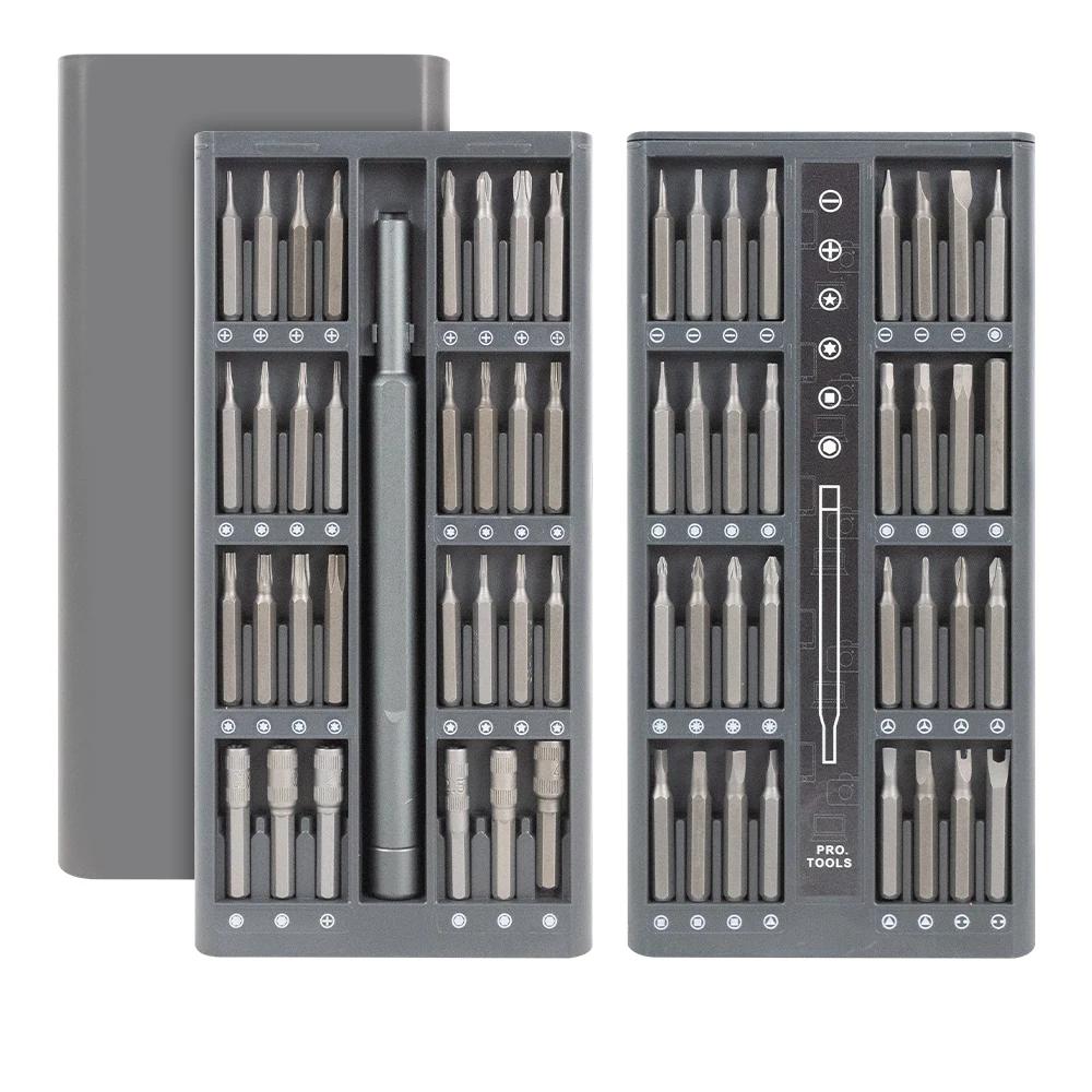 25/63 in 1 Magnetic Precision Screwdriver Set Mini Tools Kit for Mobile Phone PC Repair Professional Hardware with Torx Hex Bits