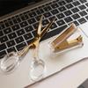 Acrylic Scissors and Staple Remover Set - Student & Office Desk Organizer - Lightweight Durable Stationery Combo