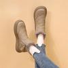 Fashionable Versatile Snow Boots for Women, Thick Short Boots, Anti-slip Cotton Shoes