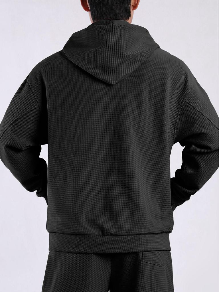 Herren Kapuzenjacke mit Reißverschluss - Herbst/Winter Smart Casual Oberbekleidung mit Taschen (2024)