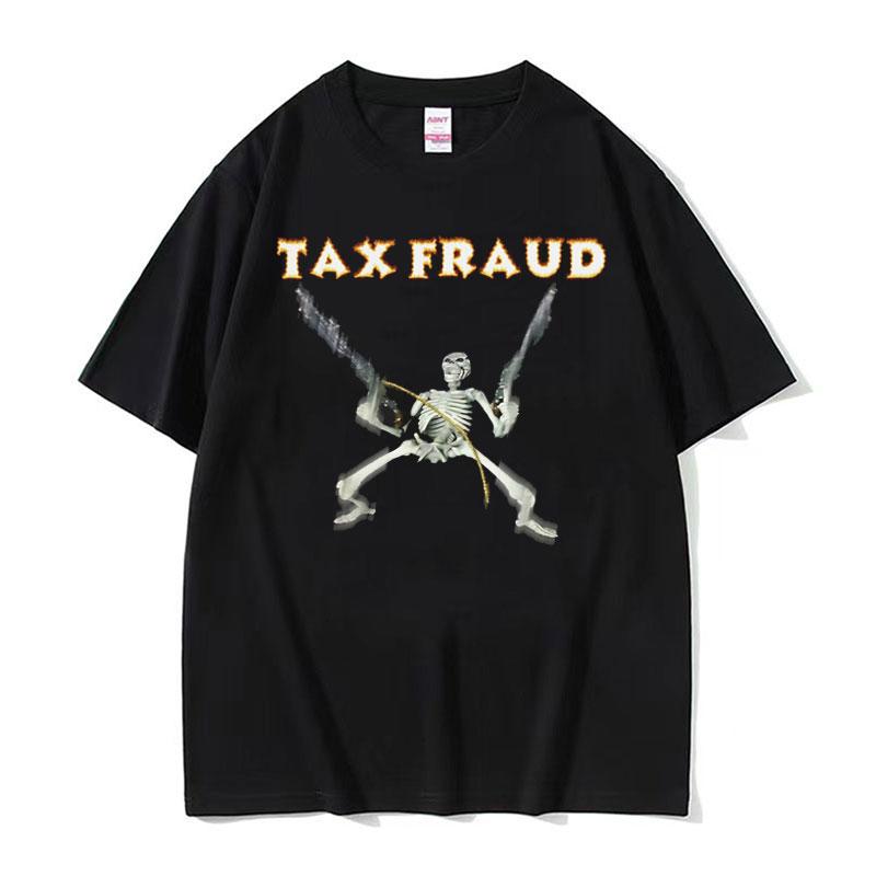 Autism Funny Skull Fan Pattern Tshirt Y2K Mens Fashion Gothic Retro Tshirt Round Neck Extra Large Short Sleeve Tshirt