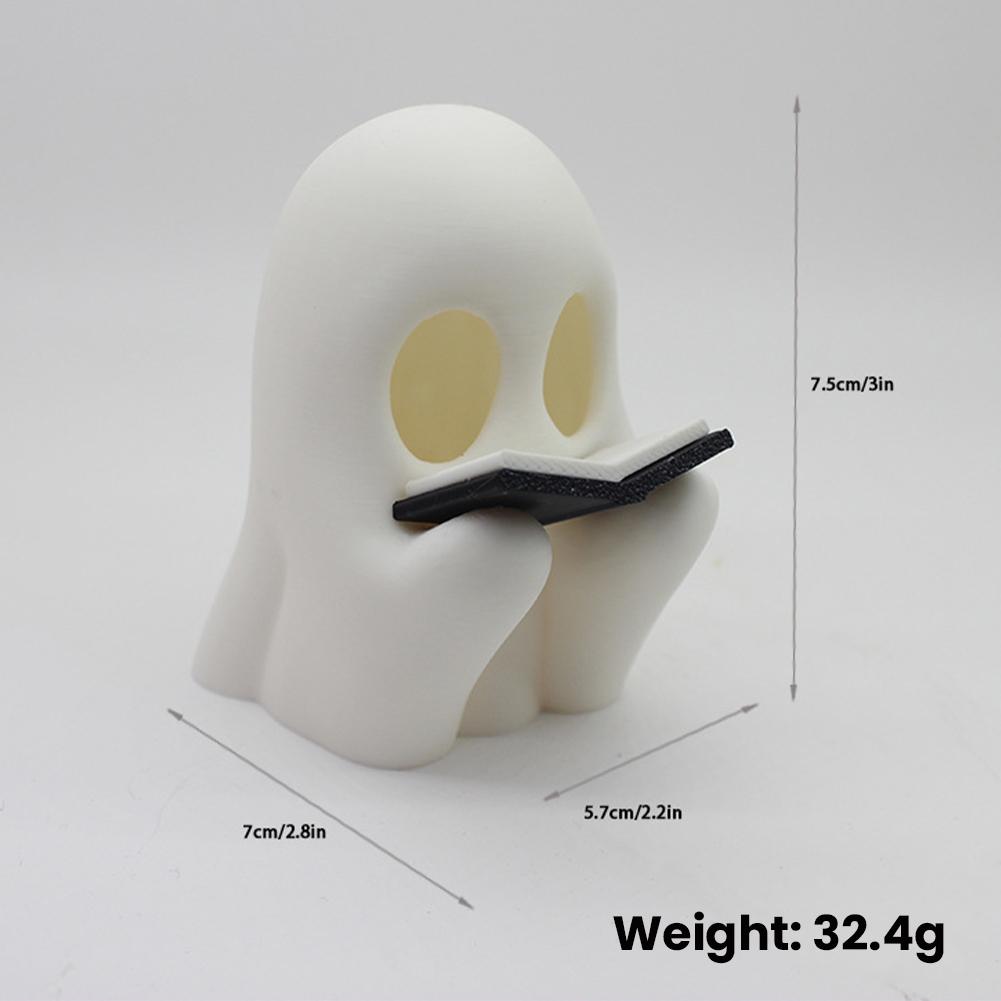 Halloween Ghost Ornament Resin Spooky Ghost Statue Sculpture Cute Ghost Tree Swing Figurine Home Decor Halloween Decorations