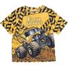 Monster Jam Monster Truck Kids T-shirt All Over Print Short Sleeve Tee Summer Casual Tops Racing Car Graphic Children Clothing