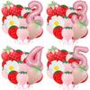 20pcs Strawberry Themed Party Decor Balloons Cute 12inch Strawberry Latex Balloon Kids Birthday Baby Shower Fruit Party Supplies