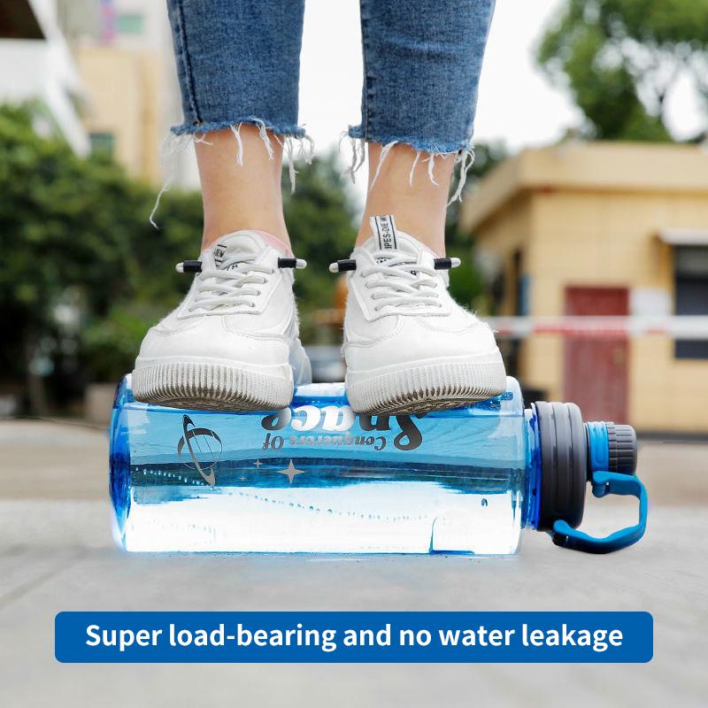 Portable Travel Large Capacity Sports Water Bottle Bpa Free Leak-Proof Shaker Bottle Plastic Drinkware Tour Gym Adult Universal