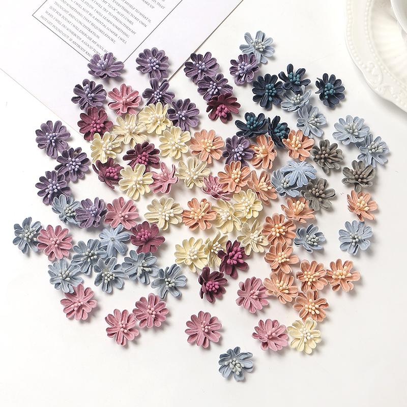 Artificial Cherry Millet Flower Head Birthday Wedding Decoration Photo Flowers For The Living Room Decor Summer Garden Supplies