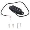 4-String Single Coil GMB520 Bass Guitar Pickup Black Easy To Install for Guitar Lovers Beginner Players Learners Bands