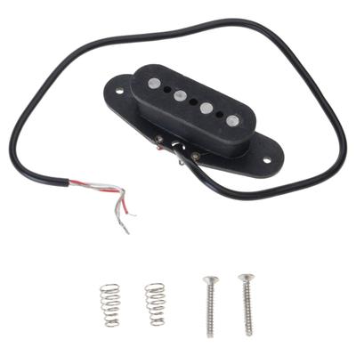 4-saitiger Single-Coil GMB520 Bassgitarren-Tonabnehmer Schwarz Einfach zu installieren für Gitarrenliebhaber Anfänger Spieler Lernende Bands