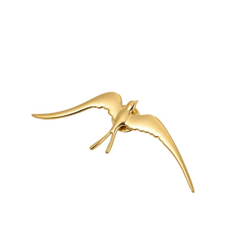 Edelstahl Kolibri Adler Falke Metall Brosche Tier Anstecknadeln Für Männer Frauen Syrisches Nationales Emblem Abzeichen Schmuck Geschenk
