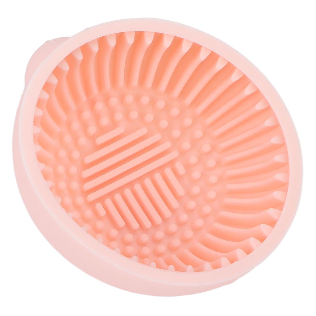 Makeup Brush Cleaning Bowl Mat Home Portable Flexible Silicone Cosmetic Brush Cleaner Scrubber